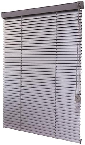 NIANXINN Jalousie Aluminium Silber,Jalousien Innen Ohne Bohren Lamellen-Rollo für Sicht-und Sonnenschutz,Verdunkelungs-Rollo,für Fenster & Türen,Anpassbar Farben,Breite x Höhe (70cm x 120cm)