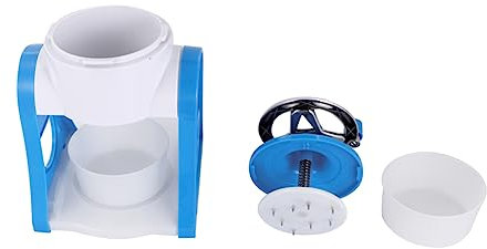 Homoyoyo Macchina Per Ghiaccio Manuale Mini Tritaghiaccio Portatile Per Granita e Cocktail Rasoio Per Da Usare Per e Feste Blu