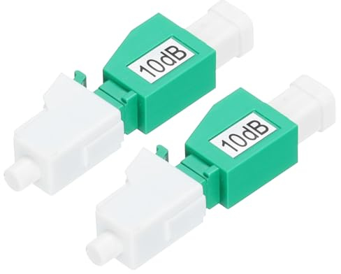 QUARKZMAN 10dB LC Fiber LC/APC SM enkelläge fast fiber optisk dämpare hane till hona för optisk överföring 2 st