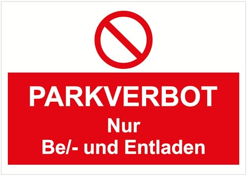 Indigos UG - Schild Parkverbot - 297x210 - Hotel, Firma, Schutz, KITA, Arzt, Praxis - Sicherheit - Warnung - Aluverbundplatte 3mm, Wohnung - Hinweisschild - Warnschild