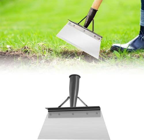 Multifunctional Garden Shovel - 25CM Cleaning Tools, Manganese Steel Flat Shovel Outdoor Scraper Weed Remover for Moss, Weeds, Ice, Snow, Floor and Wall (NO HANDLE)