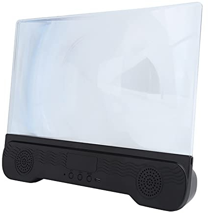 Handy-Bildschirmlupe, Bildschirmlupe, 3D 14 Zoll mit Lautsprecher, Smartphone-Vergrößerungsbildschirm, Smartphone-Lupe, Augenschutz, Reduziert Ermüdung, Smartp