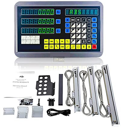 DRO 3 Axis Digital Readout Display Linear Scale Encoder System GCS900-3D For Lathe Milling Machine Measuring Tools - Precise Measurement
