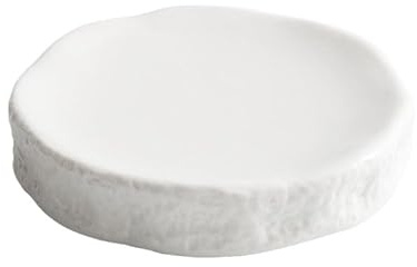 Set di 4 piatti piani in ceramica con motivo a pietra, a doppio strato, per dessert, sushi, pasta, piatti freddi, stoviglie speciali, piatti da insalata, 30 cm