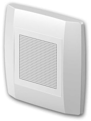 TEM Altavoz Adicional LOGIQ, para Ampliar la Radio empotrada LOGIQ, Funcionamiento Mono, Profundidad de Montaje 32 mm, se Entrega con Marco de 1 vía Bold, Blanco