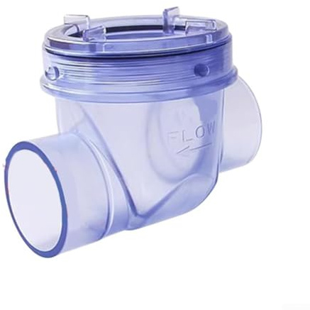 ZYWUOY Clapet anti-retour en PVC, clapet anti-retour d'eau, prévention du refoulement clair, pour tuyaux de vidange en PVC standard de 50 mm, pour système de plomberie (A)