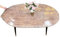 Lejelyma Mantel Ajustado Ovalado con Protector de Cubierta de Mesa Transparente a Prueba de Aceite elástica, fácil de Limpiar, para una Mesa Ovalada de 48x72 Pulgadas Equipada con elástico