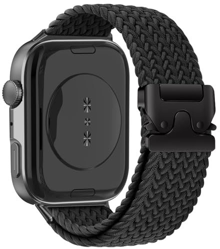 SumRioo armband [integrerad design] kompatibel med Huawei Watch Fit 4/4 Pro/3, nylonflätat sportband för Huawei Watch Fit 4/4 Pro/3 män och kvinnor, Nylon