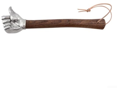 Ergonomischer Hammer mit Edelstahlkopf und rutschfestem Holzgriff, geeignet für Profis und Hobbyisten, die eine Vielzahl von Aufgaben bewältigen (Daumenhammer)