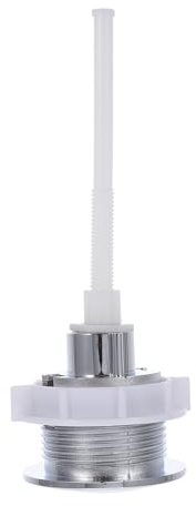 Ipetboom Pulsante di Scarico per Wc Singolo Canale, Ricambio per Serbatoio del Water Domestico, Facile da Installare e Smontare, Compatto e Resistente per Bagno Standard, Colore Casuale