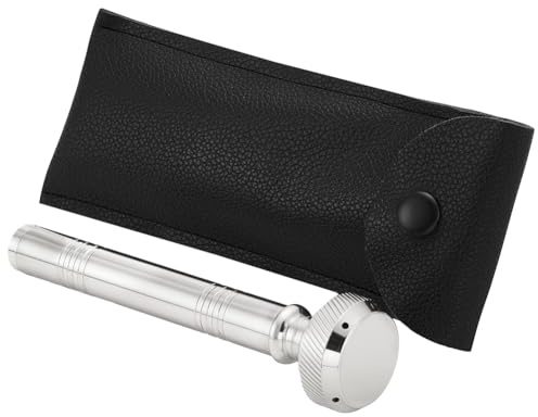 UNICRAFTALE 1 pieza bolsas de aspersor de agua bendita de latón platino con funda de piel sintética fina niebla a prueba de fugas 12,5 cm /4,92 pulgadas