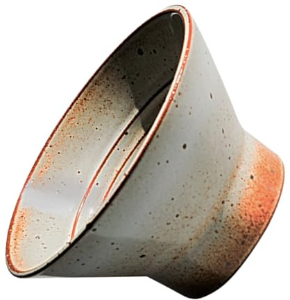 OFFIGAM Ciotola Design Antiscivolo Stabile Fatta da 275ml in Terracotta Grezza Vintage, per Servire Zuppe