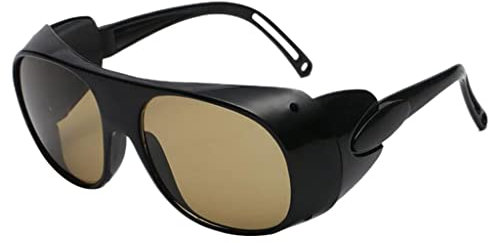 Milageto Welding Welder Goggles Torching Brazing Glasses Windproof, Brown