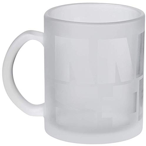 Rammstein Glastasse Mehr Satiniert, 0,25 L, Offizielles Band Merchandise, Material: Glas