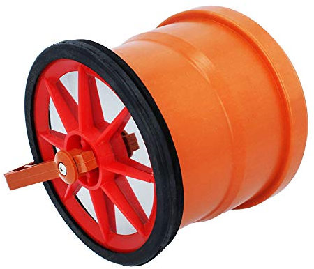 PEŠTAN Froschklappe Rückstauklappe Ø DN 110 mm Orange | Auslaufstück Für HT KG Dränage Rohr Kanal | Abfluss Abwasser PP Rohrklappe Abwasserrohr Kanalisationsrohre Endstück Rattenstop