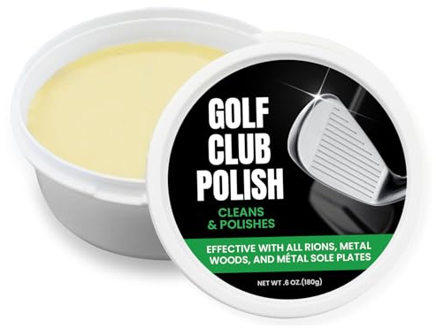 FINGER TEN Golf Club Cleaner Polish Scratch Remover Kit | Multiple Kit Options Available,Cleans Clubs and Grooves,Paste Removes Dirt and Rust,Portable Golf Bag Accessory