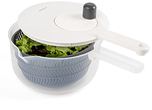 Prepworks by Progressive Salad Spinner with Handle - 2.5 Quart (Gray)