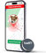 TrackiPet GPS Tracker Hund – Abonnement erforderlich – Mini Größe Locator Passend für alle Größen Haustierhalsband, 4G SIM im Lieferumfang enthalten Live Standort. Unbegrenzter Reichweite App Web