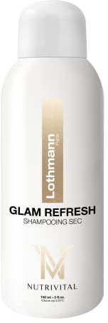 Lothmann Paris - Shampooing Sec Naturel Glam Refresh 150ml – Poudre de Riz Absorbante – Cheveux Gras & Tous Types de Cheveux – Volume Instantané – Effet Fraîcheur Sans Eau – Made in France