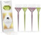 Vellen Hair Lot de pinceaux de couleur, 4 tailles différentes pour une application lisse, parfaits pour la coloration des cheveux et le balayage, réutilisables et lavables (paillettes multiples)