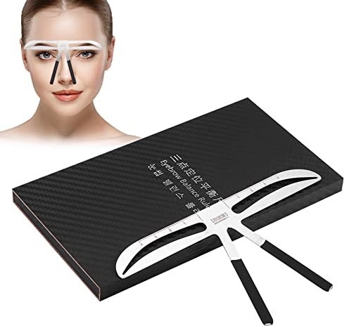 Eyebrow Stencils for Beginners, Reusable Eyebrow Ruler Women Eyebrow Drawing Map Positioning Balance Measuring Tool DIY Makeup Eyebrow Tools (Eyebrows)