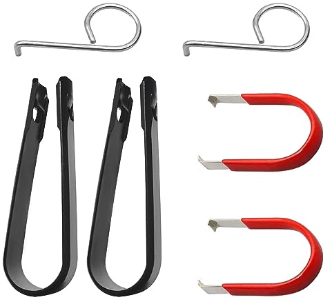 XIANGLONGY Lot de 6 capuchons de boulons de roue, extracteurs d'écrous de roue, extracteur de cache-boulons, extracteur pour cache-écrous, gadgets pour aider à la réparation de voiture