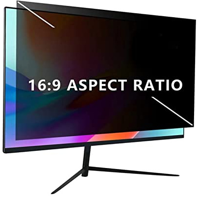GOWENIC 26in Computer Screen Filter, Privacy Screen Filter for 26 Inches 16:9 Desktop Computer Widescreen Monitor, Scratch Resistant Clear PET Material Computer Film for Public Places