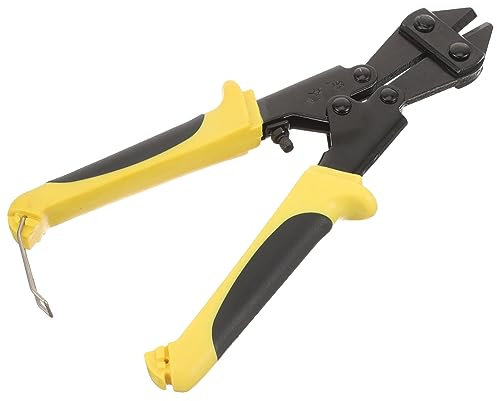 Mobestech Mini Bolzenschneider Aus Carbonstahl Vielseitige Handliche Draht Kabelschere Mit Ergonomischem Griff Kompakt Robust Für Ketten Zaunschneiden Tragbar Für Unterwegs