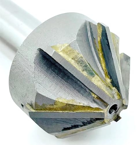 Trapano svasatore con lama in metallo duro for brasatura utensile for fresatura for smussatura 60/90 gradi 16mm 20mm 25mm 30mm 40mm taglierina for smussatura (Color : 60 degrees, Size : 25.0mm)