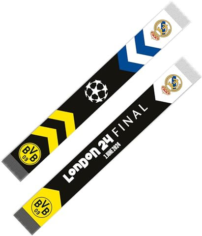 Dortmund Begegnungsschal Borussia vs. Real Madrid CL Finale 24 Schal BVB 09