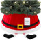 DECO EXPRESS Gonna Albero di Natale, Copri Base Albero Diverte, Decorazioni Natalizie - Diversi Design (Babbo Natale rosso - Altezza 42 cm/Base 56,5 cm)