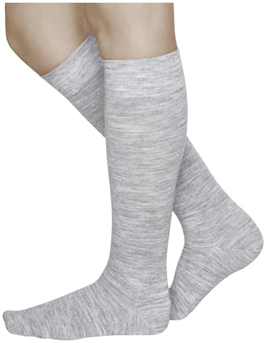 vitsocks Calzini Invernali 80% LANA MERINO Lunghi al Ginocchio Donna, Caldi Morbidi