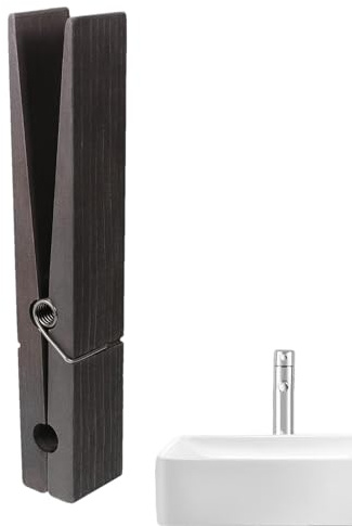 Grand porte-serviettes en pince à linge | Porte-serviettes de salle de bain Pinces à vêtements géantes, porte-serviettes de salle de bain peu encombrant, grands porte-serviettes robustes pour buanderi