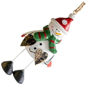 Zkydhbd Figure di renna di Babbo Natale del ferro della resina per la decorazione di festa dell'interno figura del partito penzolante del pendente di Babbo Natale