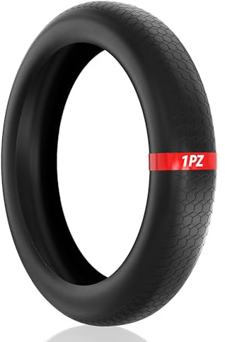 1PZ T59-BK7 20 × 4,0 Reifeneinsatz, pannensicherer Fahrradschlauchschutz, keine flache Fahrradreifeneinlage, stoppt Flats von Dornen und Ziegenköpfen, kompatibel mit 50,8 x 10,2 cm E-Bikes