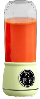 Blender électrique portable – Tasse pour faire des smoothies sans fil de 550 ml, presse-agrumes puissant anti-fuite, mixeur personnel pour fruits et légumes pour voyage, bureau, gym, camping, ex