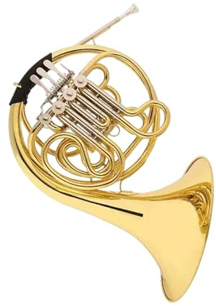 Doppeltes Waldhorn Waldhorn Instrument B Dur Vier Tasten Zweireihige Transposition Drei Einzelne F(4)