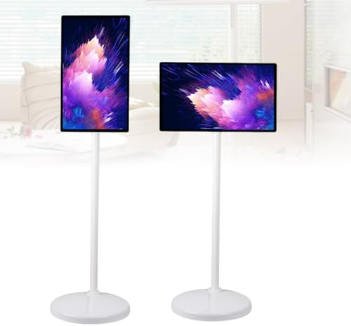 KAIKAFEI Télévision Tactile 4K 32 Pouces, Télévision Mobile Portable, Android 14 OS, Idéale pour Le Bureau, La Maison et Les Événements Extérieurs en Toute Simplicité, avec Télécommande