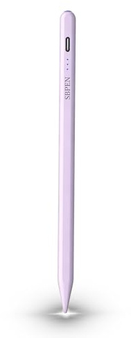 Penna stilo per tablet Samsung Galaxy Tab A11+/A11/A9Plus/A9/Android 16/15/14 Tablet con scrittura precisa, ricarica rapida, spegnimento automatico, pulsante on/off (viola)
