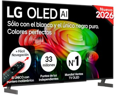 LG OLED55B65LA - Smart TV OLED AI 55 4K Sin Reflejos 98.3%, 2026