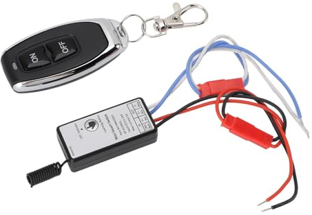 lyrlody Funk Fernbedienung Relais Schalter 433Mhz für Elektroroller Geschwindigkeitsregler mit CR2032 Batterie und AWG Material für E Scooter Tuning und Geschwindigkeitskontrolle