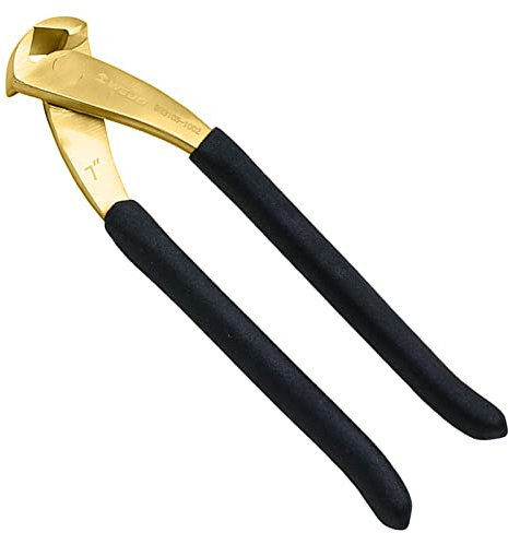 WEDO Brass End Cutting Pliers 7, Wire Cutter, End Cut Nippers with Non-Slip Handle, Wire Cutting Pliers