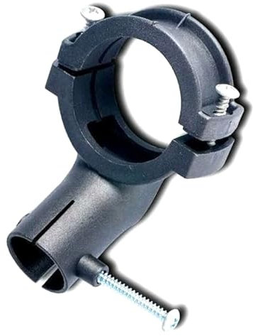 Feedhalter m. Schrauben - Universale LNB Halterung 40mm für Sat Spiegel mit rundem rohrförmigem LNB Arm
