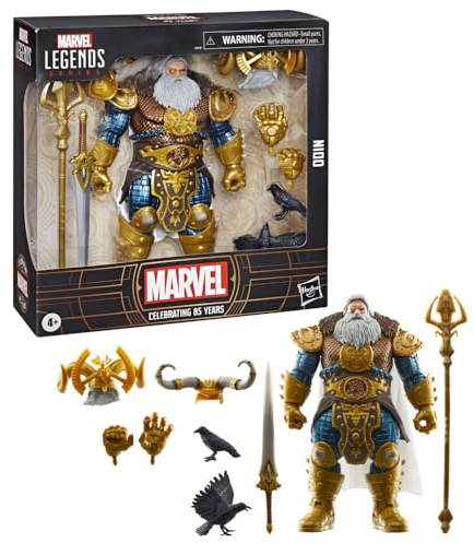 Hasbro Marvel Legends Series, Odino, 85° anniversario Marvel, action figure deluxe collezionabile per adulti da 15 cm ispirata ai fumetti