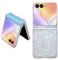Fourmor for Motorola Razr 50 Phone Case - Laser Pattern Folding Phone Case - Drop-proof, Anti-fingerprint, Shockproof, Lightweight, Suitable for Women