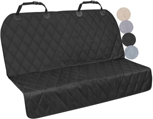 VIVAGLORY Dog Seat Cover Quickcover Dog Seat Protector, Backseat Cover for Car, Back Rear Backseat Bench Protector, Standard, Black
