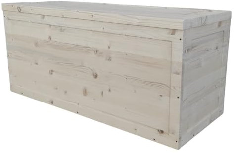 TOTAL WOOD 2012 Truhenbank banktruhe sitzbank sitztruhe truhen aus Holz B x T x H ca.: 100cm x 40cm x 45cm.