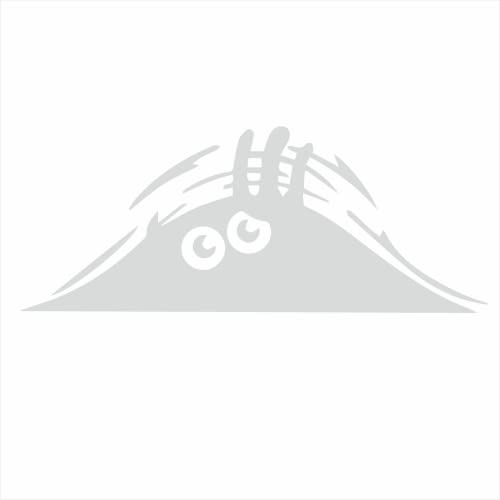 tradercat Autocollant Peeking Monster Stickers Voiture Autocollants - 15 cm x 10 cm - Pour toutes les surfaces - fenêtres, rétroviseurs, vitres arrière, capot, véhicule - Avec instructions (argent)