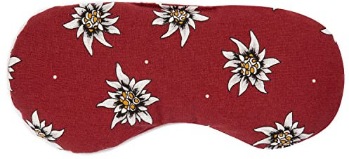 Coussin pour les yeux, masque rafraîchissant et coussin rafraîchissant pour les yeux, alternative naturelle au masque en gel avec graines de lin (fleur d´edelweiss)