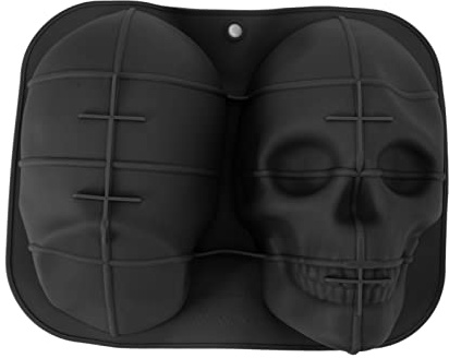 Stampo in Silicone per Torta con Teschio di Halloween Stampo per Torta in Silicone con Testa di Scheletro Stampo per Dolci Al Cioccolato Stampo per Dolci Fai da Te(1#)